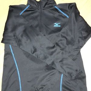mizuno mock neck zip up!